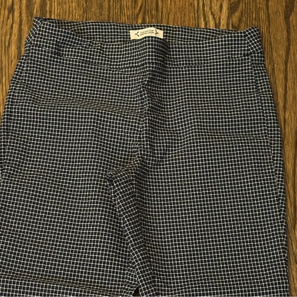 Nanette Lepore Black White Grid Slim Ankle Pants Women’s Size Small - Picture 3 of 6